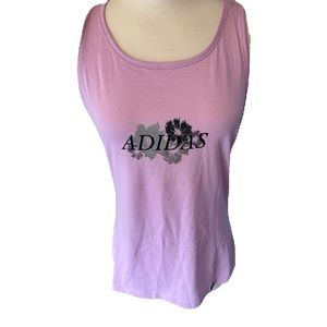 Adidas women’s tank‎ top with razor back. Pinky lavender colored. NWT. P6.